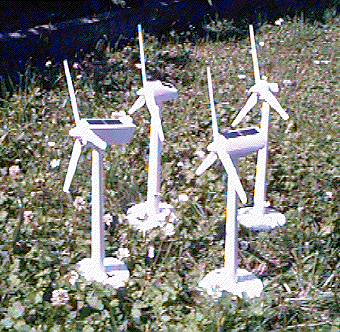 Solarmodelle, Solarwindm&ouml;hlen, Solarwindgenerator